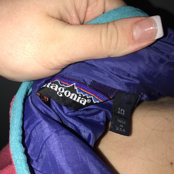 SOLD✨PATAGONIA Pink Reversible Glissade Sherpa Fleece Quarterzip Pullover Jacket - Picture 6 of 8